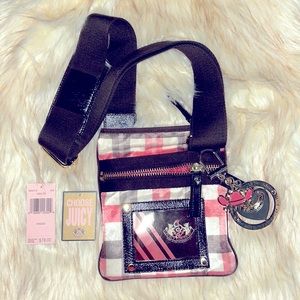 Juicy Couture Highlter Plaid Crossbody Purse